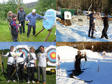 Archerytraining with author Martin Dietrichs