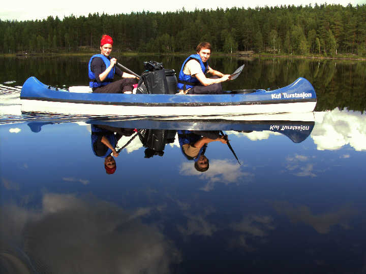 ...to continue canoeing on lake Saurtjørn