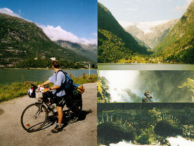 Bike tour with luggage transportation around the Hardangervidda